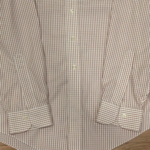 Brooks Brothers 1818 Checkered Dress Shirt Size L - Picture 3 of 5